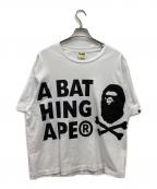 A BATHING APEアベイシングエイプ）の古着「プリントTシャツ」｜ホワイト