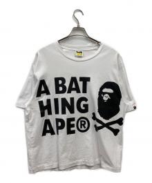 A BATHING APE（アベイシングエイプ）の古着「プリントTシャツ」｜ホワイト
