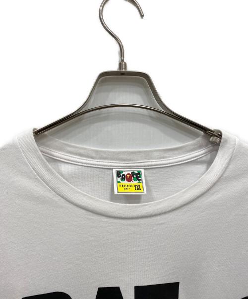A BATHING APE（アベイシングエイプ）A BATHING APE (アベイシングエイプ) プリントTシャツ ホワイト サイズ:2XLの古着・服飾アイテム