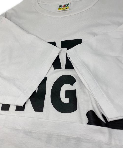 A BATHING APE（アベイシングエイプ）A BATHING APE (アベイシングエイプ) プリントTシャツ ホワイト サイズ:2XLの古着・服飾アイテム