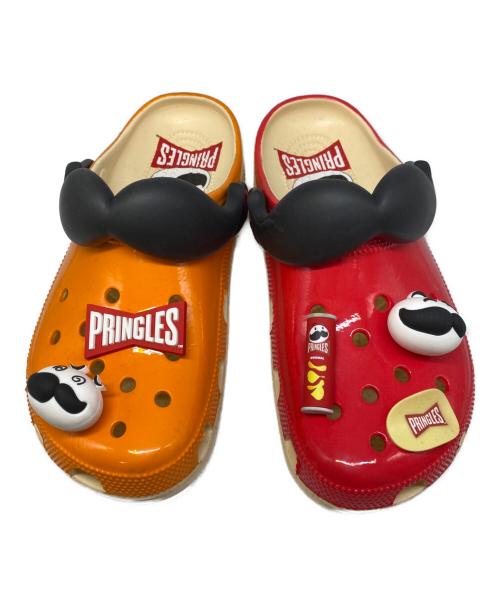 crocs（クロックス）crocs (クロックス) サンダル レッド×オレンジ サイズ:M8 W10の古着・服飾アイテム