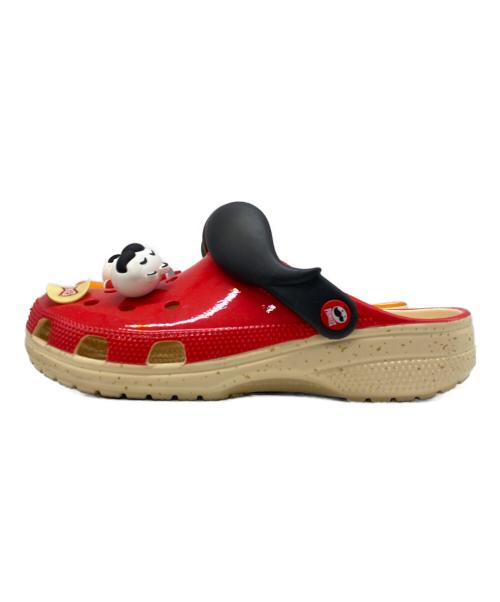 crocs（クロックス）crocs (クロックス) サンダル レッド×オレンジ サイズ:M8 W10の古着・服飾アイテム