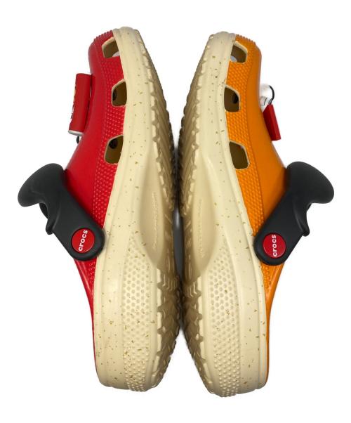 crocs（クロックス）crocs (クロックス) サンダル レッド×オレンジ サイズ:M8 W10の古着・服飾アイテム