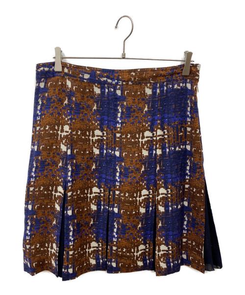 TORY BURCH（トリーバーチ）TORY BURCH (トリーバーチ) 総柄スカート ブラウン サイズ:10の古着・服飾アイテム