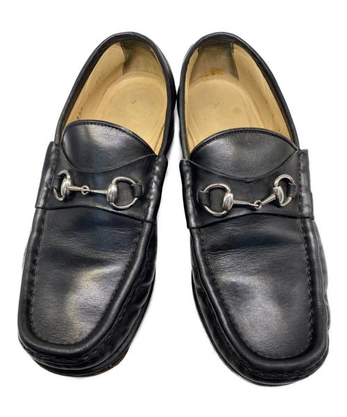 GUCCI（グッチ）GUCCI (グッチ) ホースビットローファー ブラック サイズ:36　1/2の古着・服飾アイテム