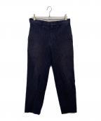 COMME des GARCONS HOMME PLUSコムデギャルソンオムプリュス）の古着「ストライプスラックス」｜ネイビー