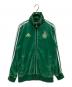 adidas（アディダス）の古着「ベロアトラックジャケット」｜グリーン
