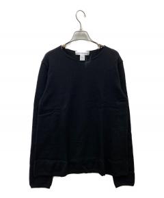 中古・古着通販】HERMES (エルメス) 鹿の子ポロシャツ ブラック サイズ