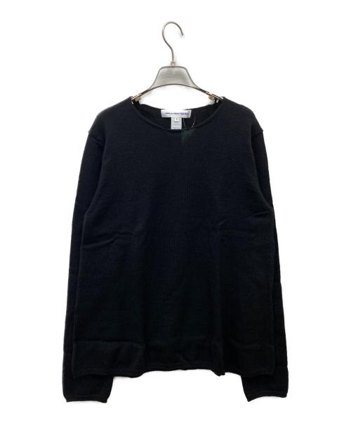 COMME des GARCONS SHIRT（コムデギャルソンシャツ）COMME des GARCONS SHIRT (コムデギャルソンシャツ) ニット ブラック サイズ:M 未使用品の古着・服飾アイテム