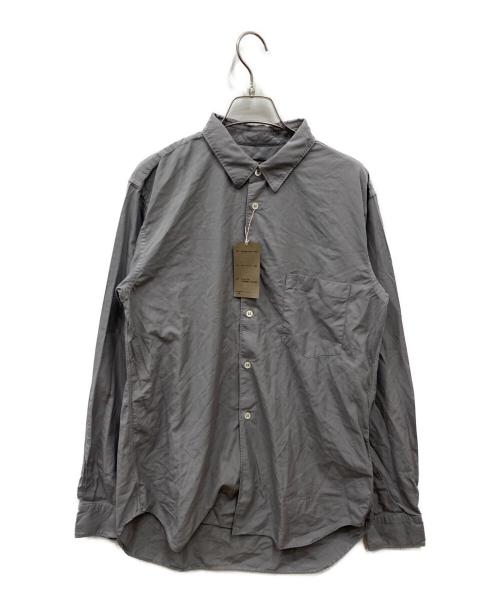 COMME des GARCONS HOMME PLUS（コムデギャルソンオムプリュス）COMME des GARCONS HOMME PLUS (コムデギャルソンオムプリュス) 製品染色 L/Sシャツ グレー サイズ:Lの古着・服飾アイテム