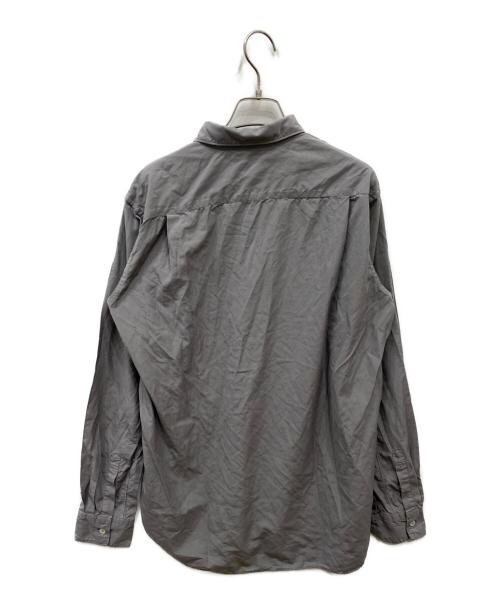 COMME des GARCONS HOMME PLUS（コムデギャルソンオムプリュス）COMME des GARCONS HOMME PLUS (コムデギャルソンオムプリュス) 製品染色 L/Sシャツ グレー サイズ:Lの古着・服飾アイテム