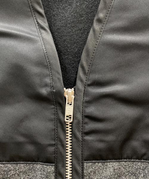 COMME des GARCONS HOMME DEUX（コムデギャルソン オム ドゥ）COMME des GARCONS HOMME DEUX (コムデギャルソン オム ドゥ) ウールナイロン切替ベスト ブラック サイズ:Mの古着・服飾アイテム