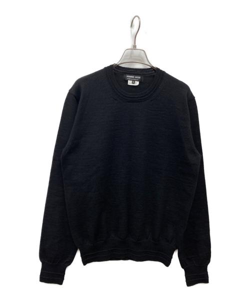 COMME des GARCONS HOMME DEUX（コムデギャルソン オム ドゥ）COMME des GARCONS HOMME DEUX (コムデギャルソン オム ドゥ) ニット ブラック サイズ:Mの古着・服飾アイテム