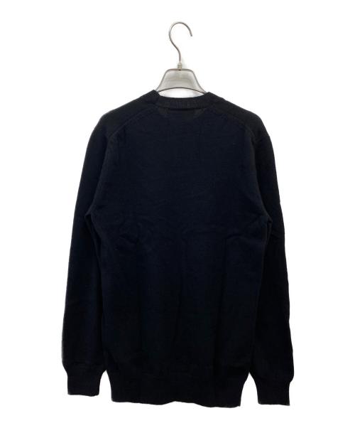 COMME des GARCONS SHIRT（コムデギャルソンシャツ）COMME des GARCONS SHIRT (コムデギャルソンシャツ) クルーネックニット ブラック サイズ:Sの古着・服飾アイテム