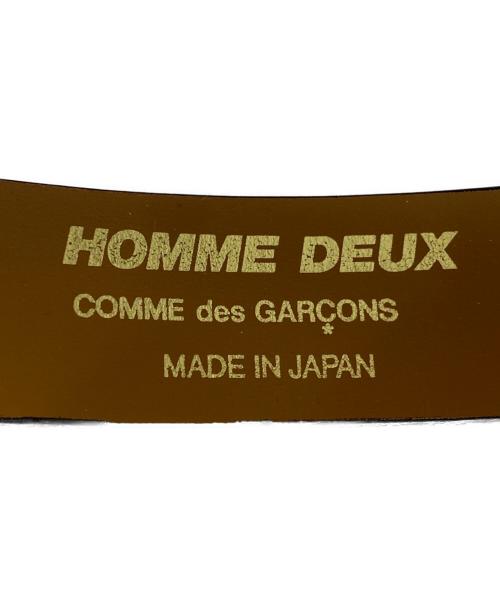 COMME des GARCONS HOMME DEUX（コムデギャルソン オム ドゥ）COMME des GARCONS HOMME DEUX (コムデギャルソン オム ドゥ) ベルト ブラック 未使用品の古着・服飾アイテム