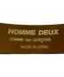 中古・古着 COMME des GARCONS HOMME DEUX (コムデギャルソン オム ドゥ) ベルト ブラック 未使用品：12000円