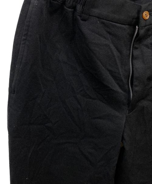 COMME des GARCONS HOMME DEUX（コムデギャルソン オム ドゥ）COMME des GARCONS HOMME DEUX (コムデギャルソン オム ドゥ) ポリ縮絨パンツ ブラック サイズ:Sの古着・服飾アイテム