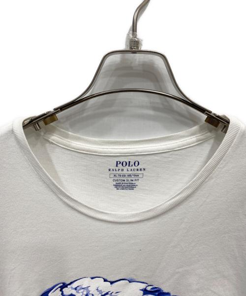 POLO RALPH LAUREN（ポロ・ラルフローレン）POLO RALPH LAUREN (ポロ・ラルフローレン) ポロベアTシャツ ホワイト サイズ:XLの古着・服飾アイテム