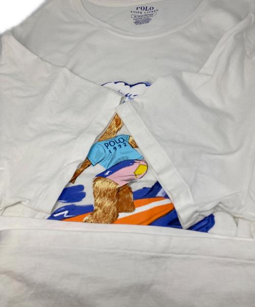 POLO RALPH LAUREN（ポロ・ラルフローレン）POLO RALPH LAUREN (ポロ・ラルフローレン) ポロベアTシャツ ホワイト サイズ:XLの古着・服飾アイテム
