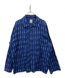 South2 West8（サウスツー ウエストエイト）の古着「HUNTING SHIRT-IKAT ARROW」｜ブルー
