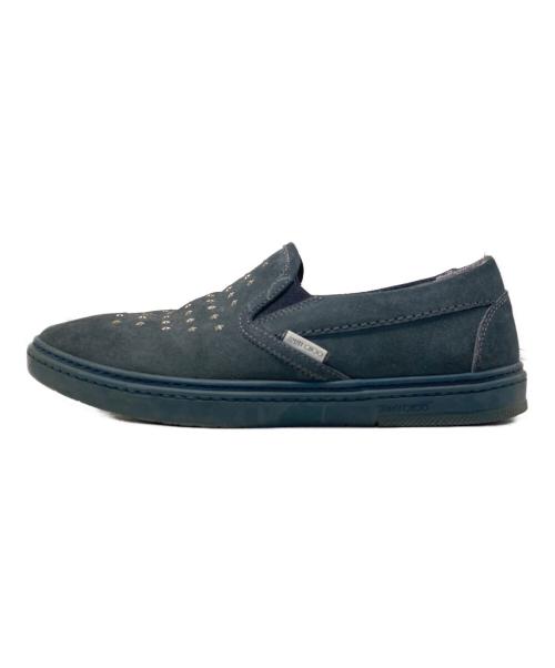 JIMMY CHOO（ジミーチュウ）JIMMY CHOO (ジミーチュウ) スタースタッズスリッポン グレー サイズ: 41 1/2の古着・服飾アイテム