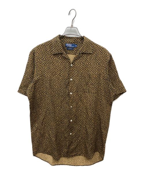 POLO RALPH LAUREN（ポロ・ラルフローレン）POLO RALPH LAUREN (ポロ・ラルフローレン) 開襟シャツ オープンカラーシャツ ブラウン サイズ:Mの古着・服飾アイテム