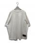 WE11DONE (ウェルダン) プリントTシャツ ホワイト サイズ:L：5000円