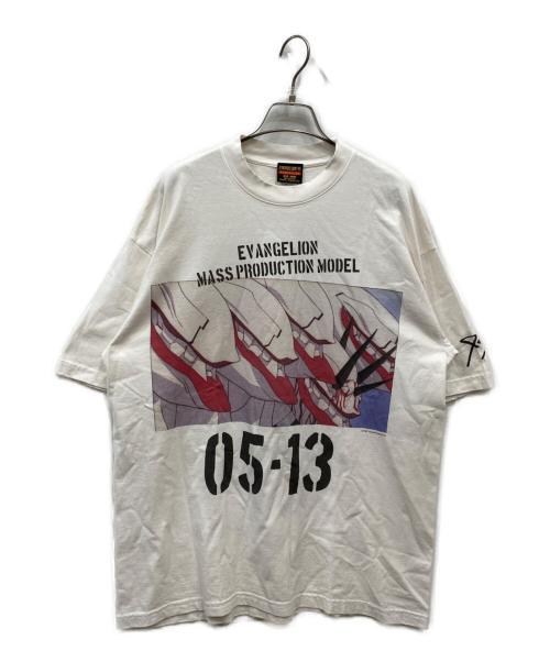 EVANGELION:95（エヴァンゲリオンキュウジュウゴ）EVANGELION:95 (エヴァンゲリオンキュウジュウゴ) 0045 Tシャツ ホワイト サイズ:Lの古着・服飾アイテム