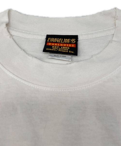 EVANGELION:95（エヴァンゲリオンキュウジュウゴ）EVANGELION:95 (エヴァンゲリオンキュウジュウゴ) 0045 Tシャツ ホワイト サイズ:Lの古着・服飾アイテム