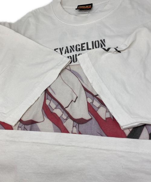 EVANGELION:95（エヴァンゲリオンキュウジュウゴ）EVANGELION:95 (エヴァンゲリオンキュウジュウゴ) 0045 Tシャツ ホワイト サイズ:Lの古着・服飾アイテム