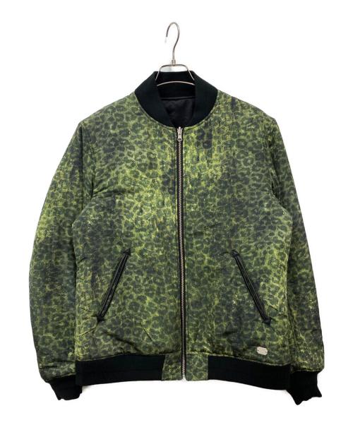 THE CRIMIE（ザ クライミー）THE CRIMIE (ザ クライミー) REVERSIBLE MA1 JACKET ブラック×グリーン サイズ:Lの古着・服飾アイテム