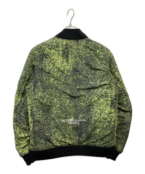 THE CRIMIE（ザ クライミー）THE CRIMIE (ザ クライミー) REVERSIBLE MA1 JACKET ブラック×グリーン サイズ:Lの古着・服飾アイテム