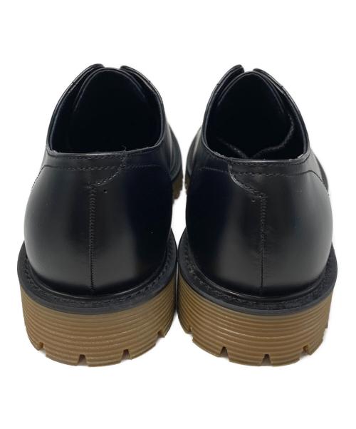 COMME des GARCONS HOMME（コムデギャルソン オム）COMME des GARCONS HOMME (コムデギャルソン オム) 外羽根プレーントゥシューズ ブラック サイズ:26㎝の古着・服飾アイテム