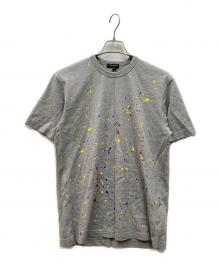 COMME des GARCONS HOMME（コムデギャルソン オム）の古着「ペイント加工Tシャツ」｜グレー
