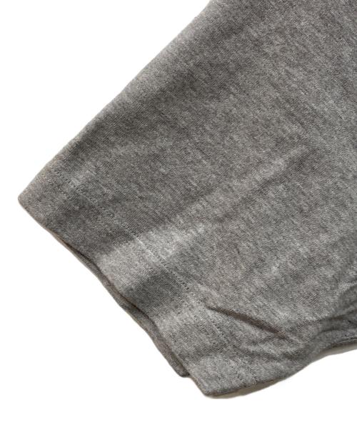 COMME des GARCONS HOMME（コムデギャルソン オム）COMME des GARCONS HOMME (コムデギャルソン オム) ペイント加工Tシャツ グレー サイズ:Sの古着・服飾アイテム