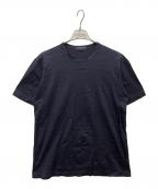 COMME des GARCONS HOMMEコムデギャルソン オム）の古着「コットンTシャツ」｜ネイビー