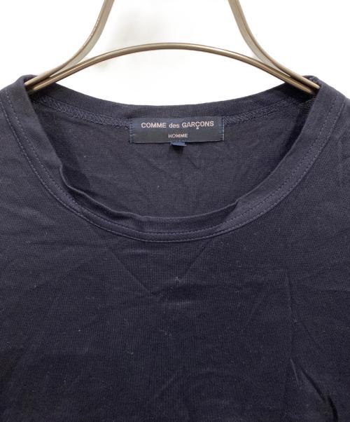 COMME des GARCONS HOMME（コムデギャルソン オム）COMME des GARCONS HOMME (コムデギャルソン オム) コットンTシャツ ネイビー サイズ:Mの古着・服飾アイテム