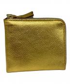 COMME des GARCONSコムデギャルソン）の古着「CDG WALLET L字ファスナーウォレット」｜ゴールド