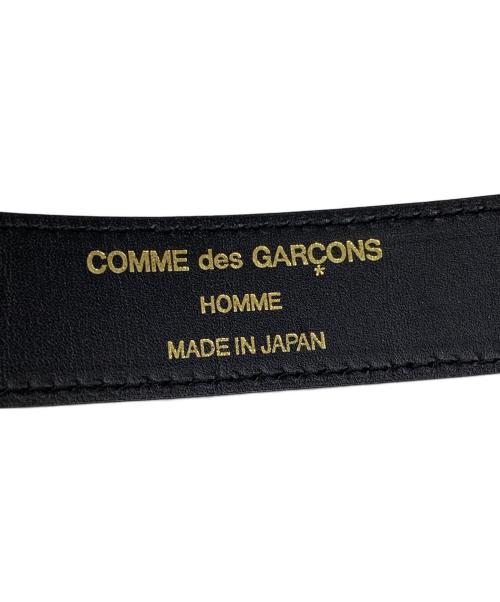 COMME des GARCONS HOMME（コムデギャルソン オム）COMME des GARCONS HOMME (コムデギャルソン オム) レザーベルト ブラックの古着・服飾アイテム