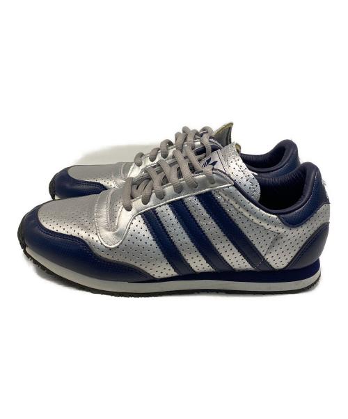 adidas（アディダス）adidas (アディダス) GALAXY OG シルバー×ネイビー サイズ:26.5㎝の古着・服飾アイテム