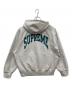 Supreme (シュプリーム) 26SS Cracked Raglan Zip Up Hooded Sweatshirt グレー サイズ:M：30000円