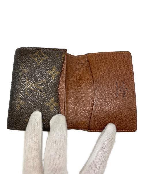 LOUIS VUITTON（ルイ ヴィトン）LOUIS VUITTON (ルイ ヴィトン) アンヴェロップ・カルト・ドゥ・ヴィジット ブラウンの古着・服飾アイテム