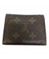 LOUIS VUITTON (ルイ ヴィトン) アンヴェロップ・カルト・ドゥ・ヴィジット ブラウン：15000円