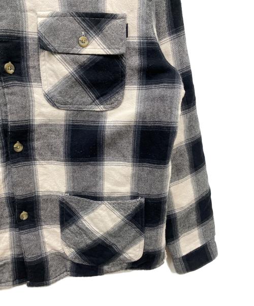 SUPREME（シュプリーム）Supreme (シュプリーム) 17AW  Buffalo Plaid Sherpa Lined Chore Shirt ブラック サイズ:Lの古着・服飾アイテム
