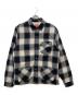 Supreme（シュプリーム）の古着「17AW  Buffalo Plaid Sherpa Lined Chore Shirt」｜ブラック