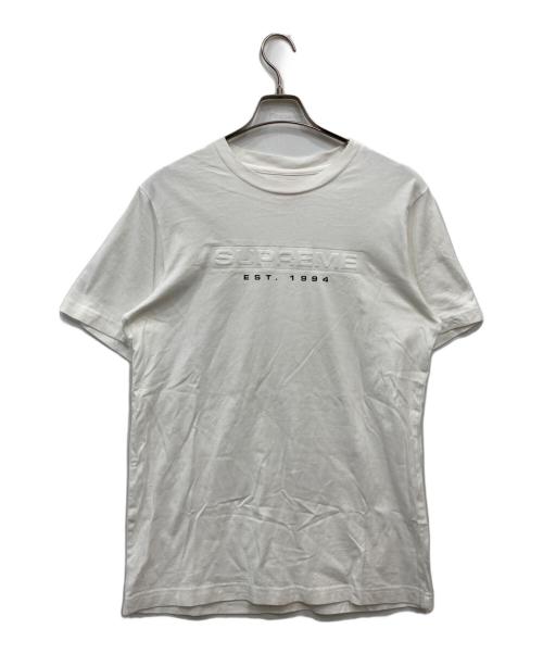 SUPREME（シュプリーム）Supreme (シュプリーム) Debossed TEE ホワイト サイズ:Mの古着・服飾アイテム