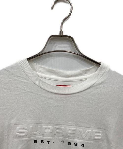 SUPREME（シュプリーム）Supreme (シュプリーム) Debossed TEE ホワイト サイズ:Mの古着・服飾アイテム