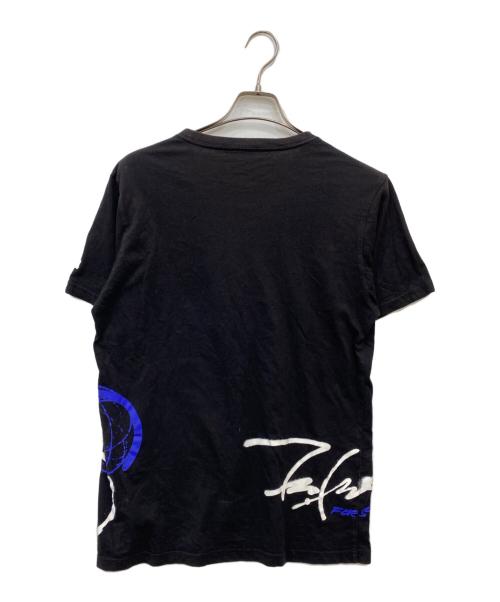 stussy（ステューシー）stussy (ステューシー) FUTURE (フューチャー) プリントTシャツ ブラック サイズ:Mの古着・服飾アイテム