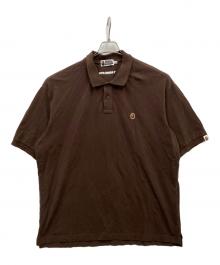 A BATHING APE（アベイシングエイプ）の古着「ポロシャツ」｜ブラウン