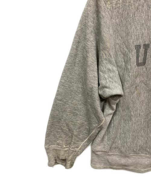 Champion REVERSE WEAVE（チャンピオン リバース ウィーブ）Champion REVERSE WEAVE (チャンピオン リバース ウィーブ) 80’s USMA 染込プリントクルーネックスウェット グレー サイズ:Mの古着・服飾アイテム